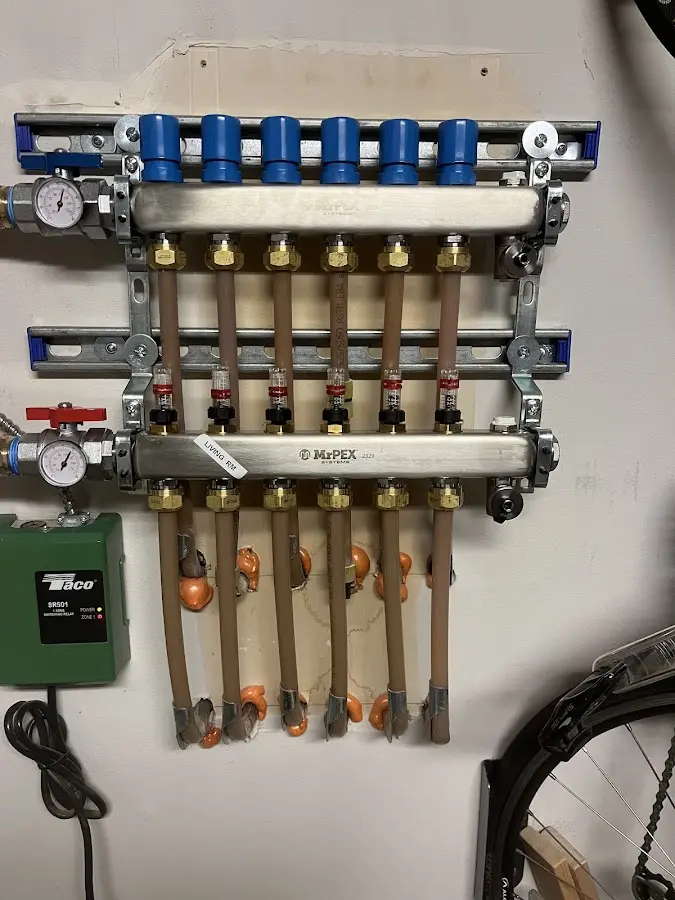 Plumber performing Leak Detection at a residential property in Ridgefield